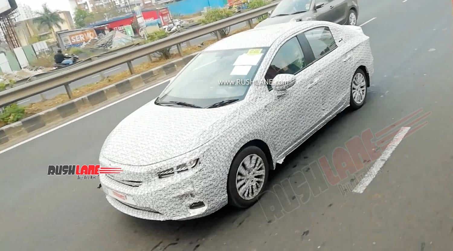 2026 honda city facelift spied