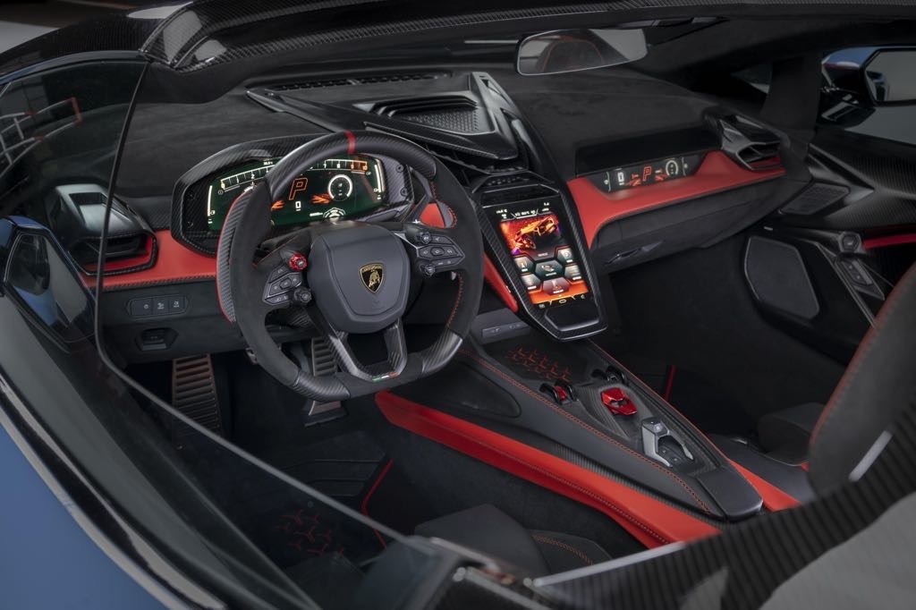 lamborghini fenomeno roadster interior