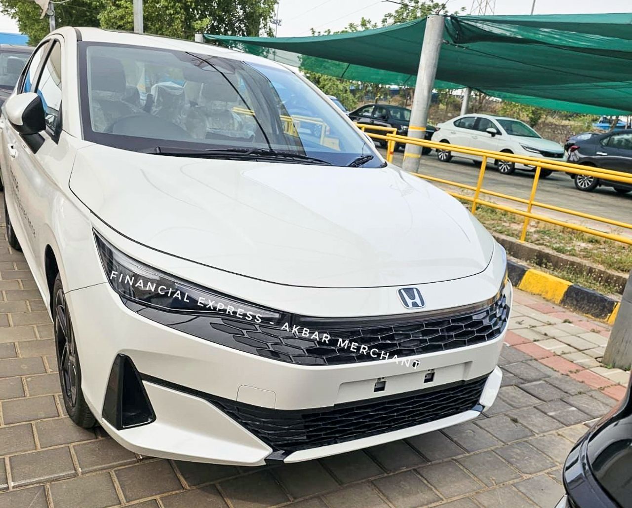2026 honda city facelift spied undisguised 2