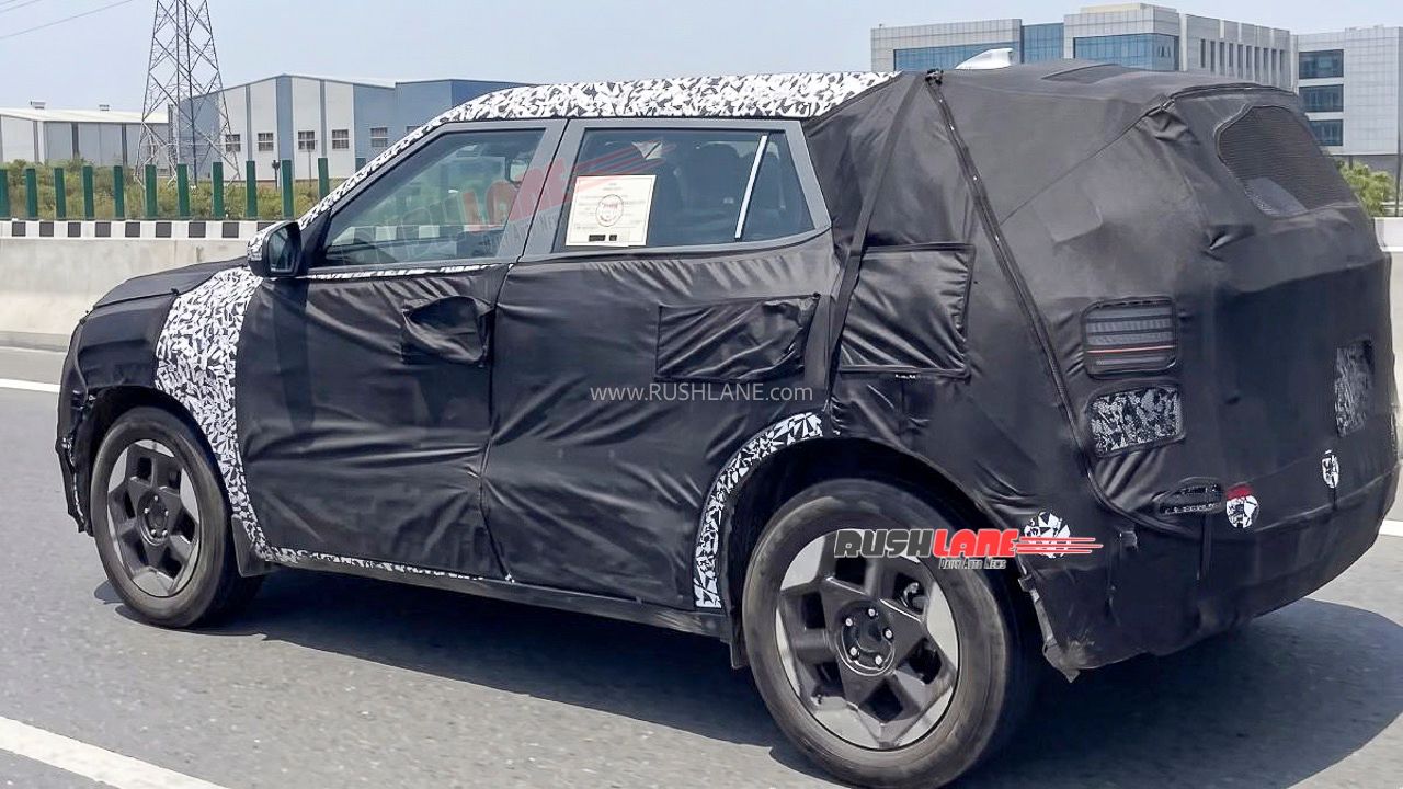 2027 kia sonet spy shots new front side rear angles 5