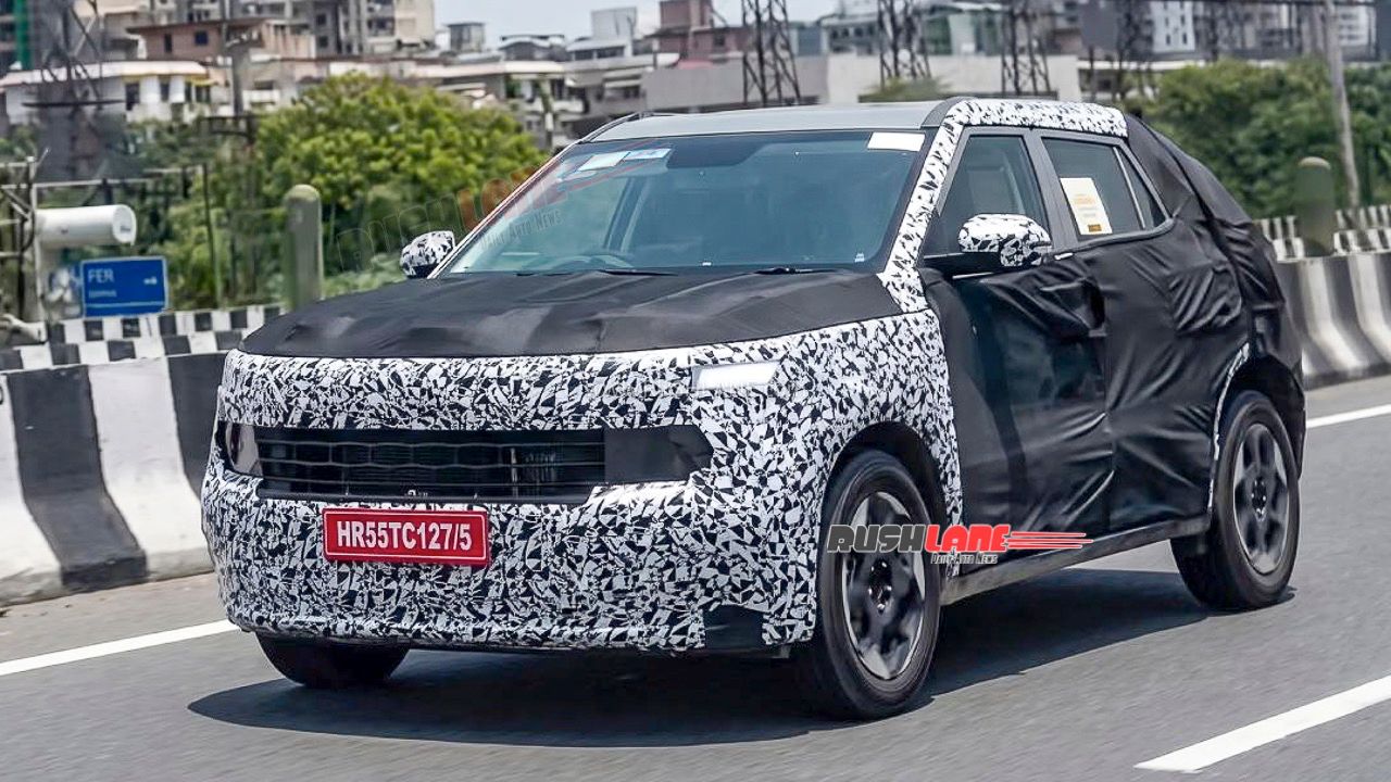 2027 kia sonet spy shots new front side rear angles 6
