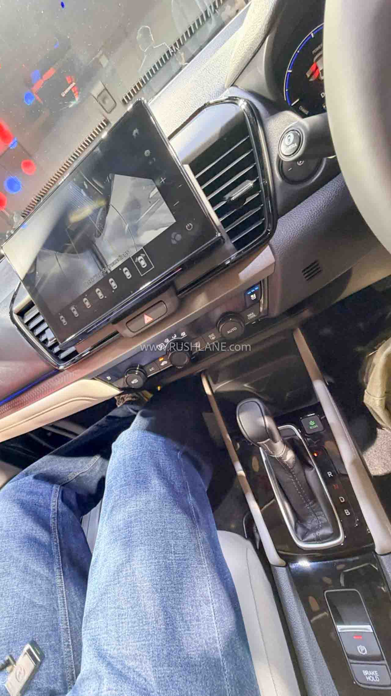 honda city facelift interiors