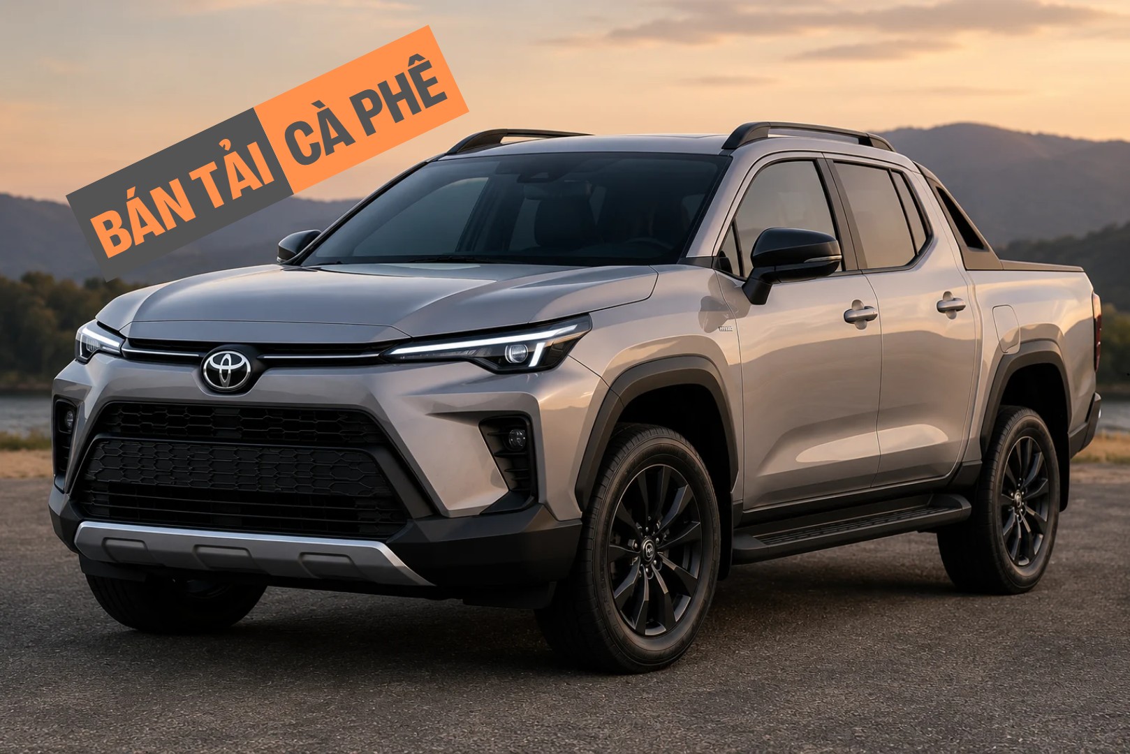 Toyota thử nghiệm xe bán tải mới: Đúng nghĩa bán tải đi cà phê, dùng nền tảng giống Corolla Cross, dự kiến ra mắt đầu năm 2027