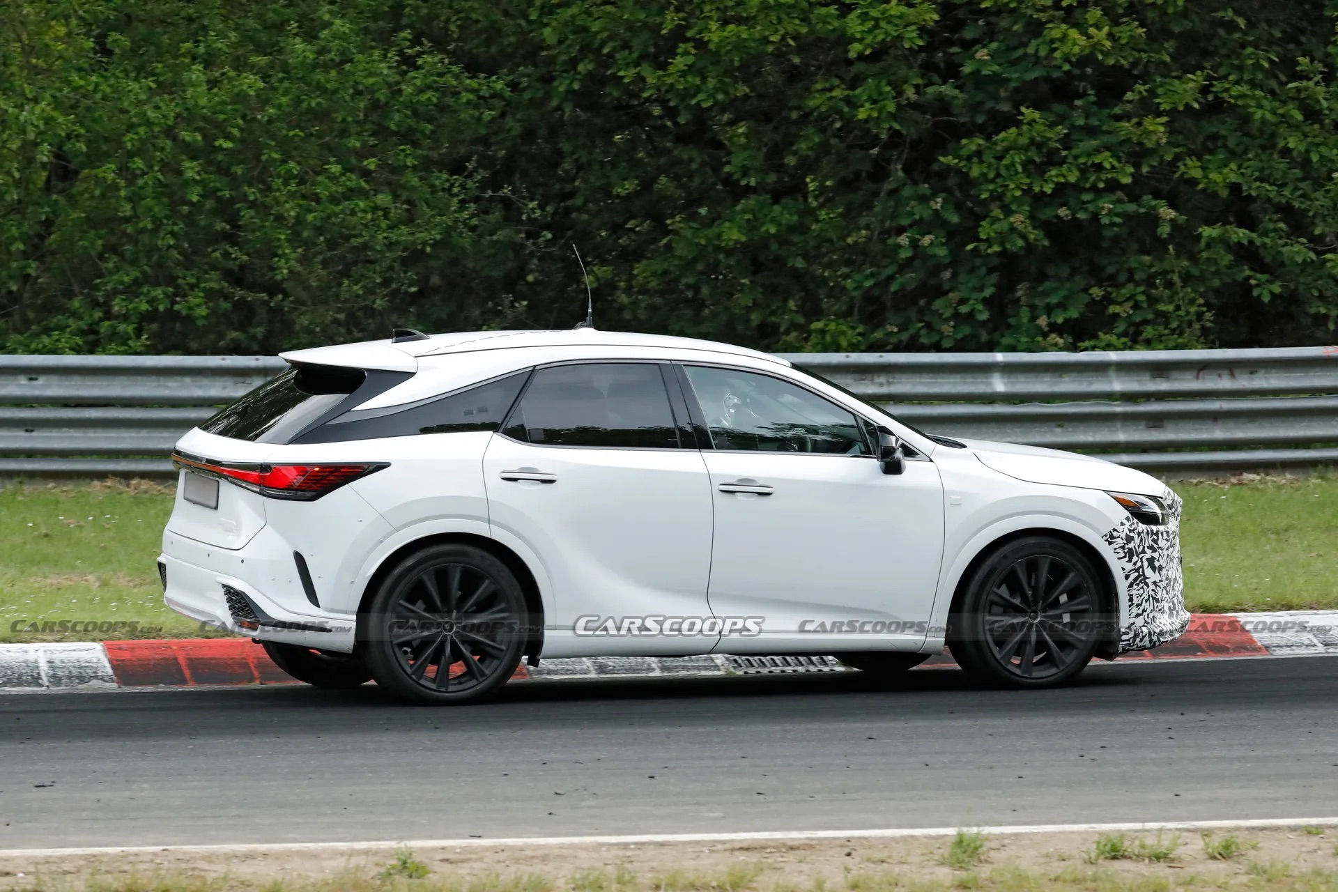 lexus rx facelift spy shots 7
