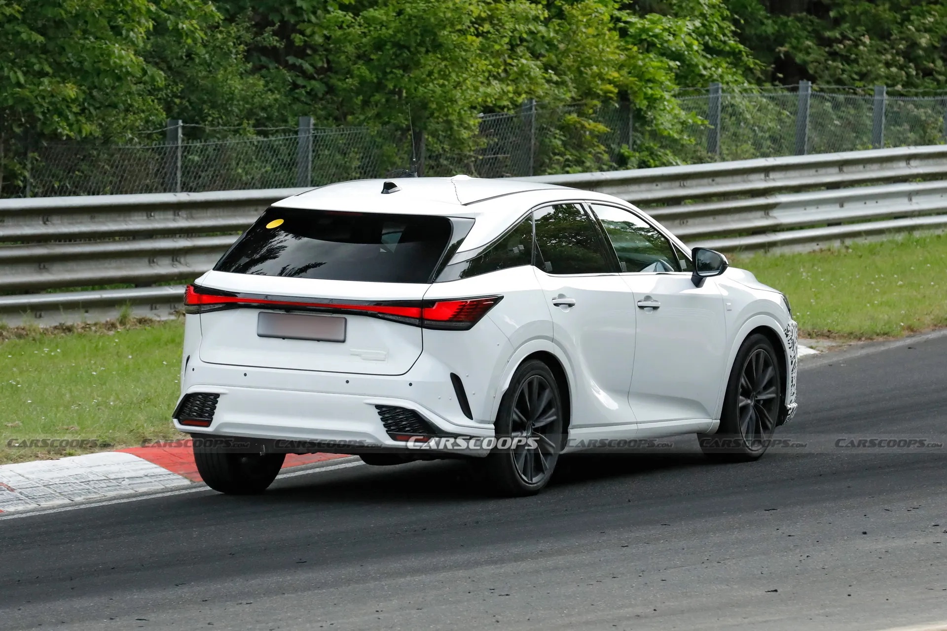 lexus rx facelift spy shots 9