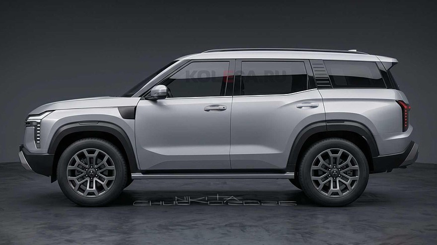 mitsubishi pajero side1