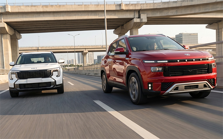 Kia Sonet, Hyundai Creta đời mới cùng lộ diện trên đường: Khung gầm mới, thiết kế sẽ thay đổi lớn, dễ thêm hybrid, nâng cấp ADAS