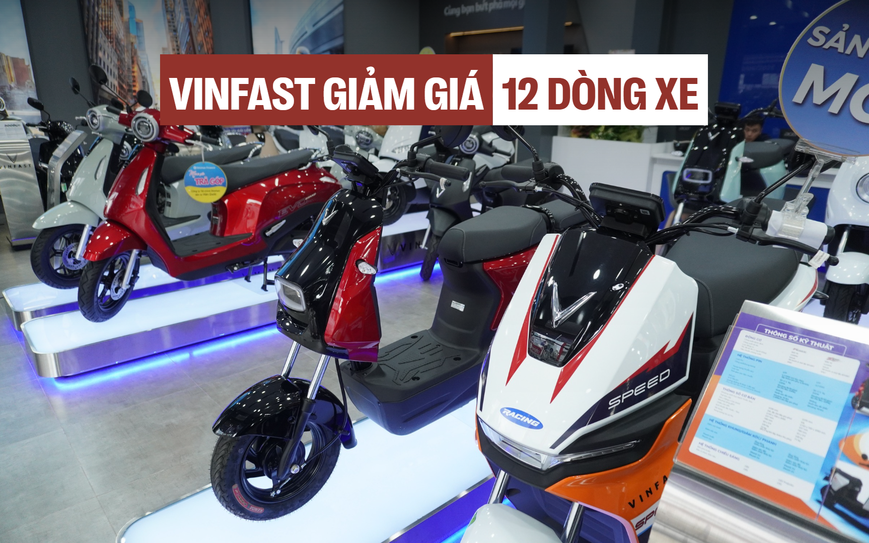VinFast điều chỉnh giá bán 12 mẫu xe máy điện: Thấp nhất chưa đến 12 triệu đồng, có mẫu giảm gần 5 triệu, vẫn được sạc và đổi pin miễn phí trên toàn quốc