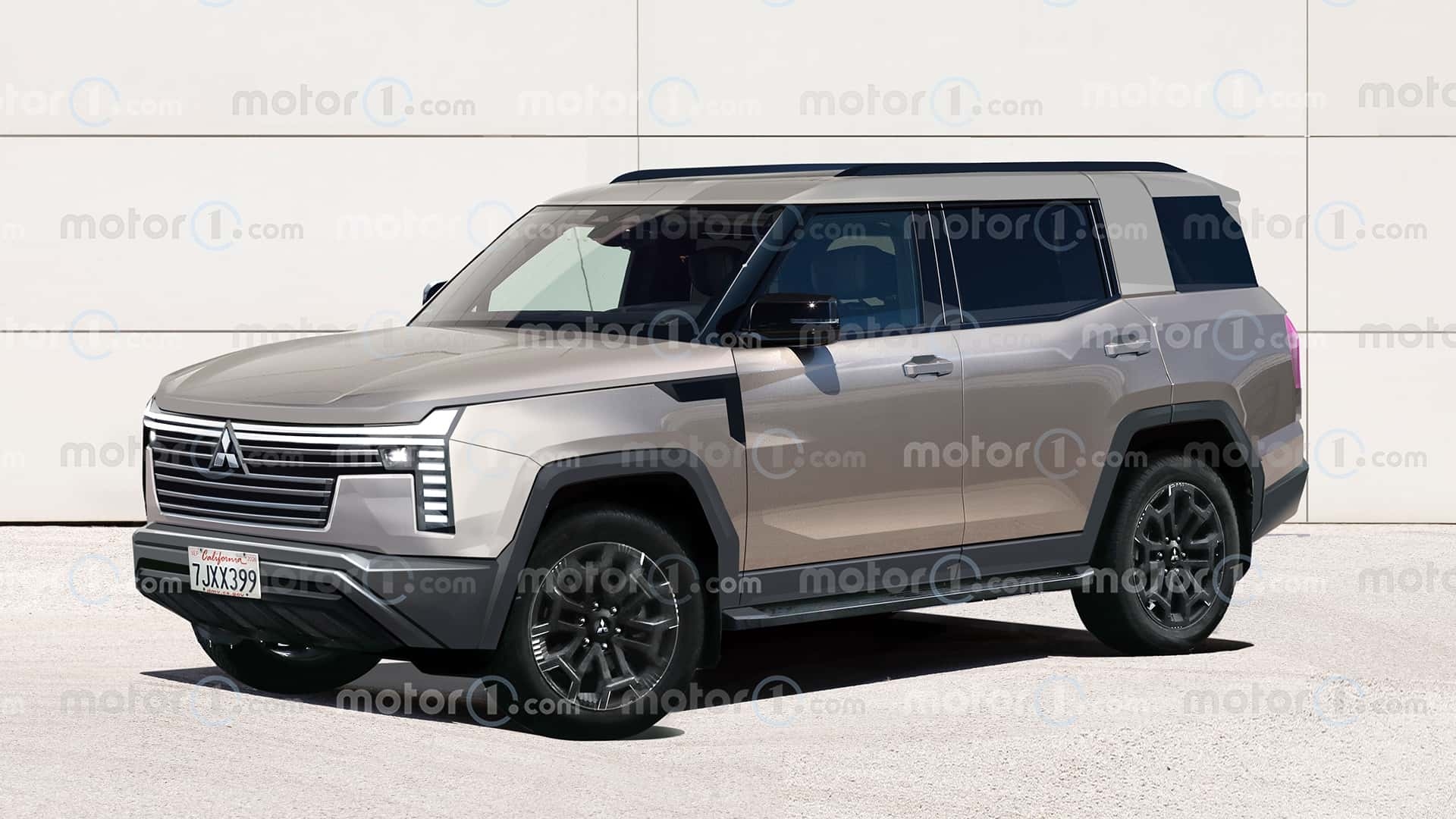 mitsubishi pajero render 1