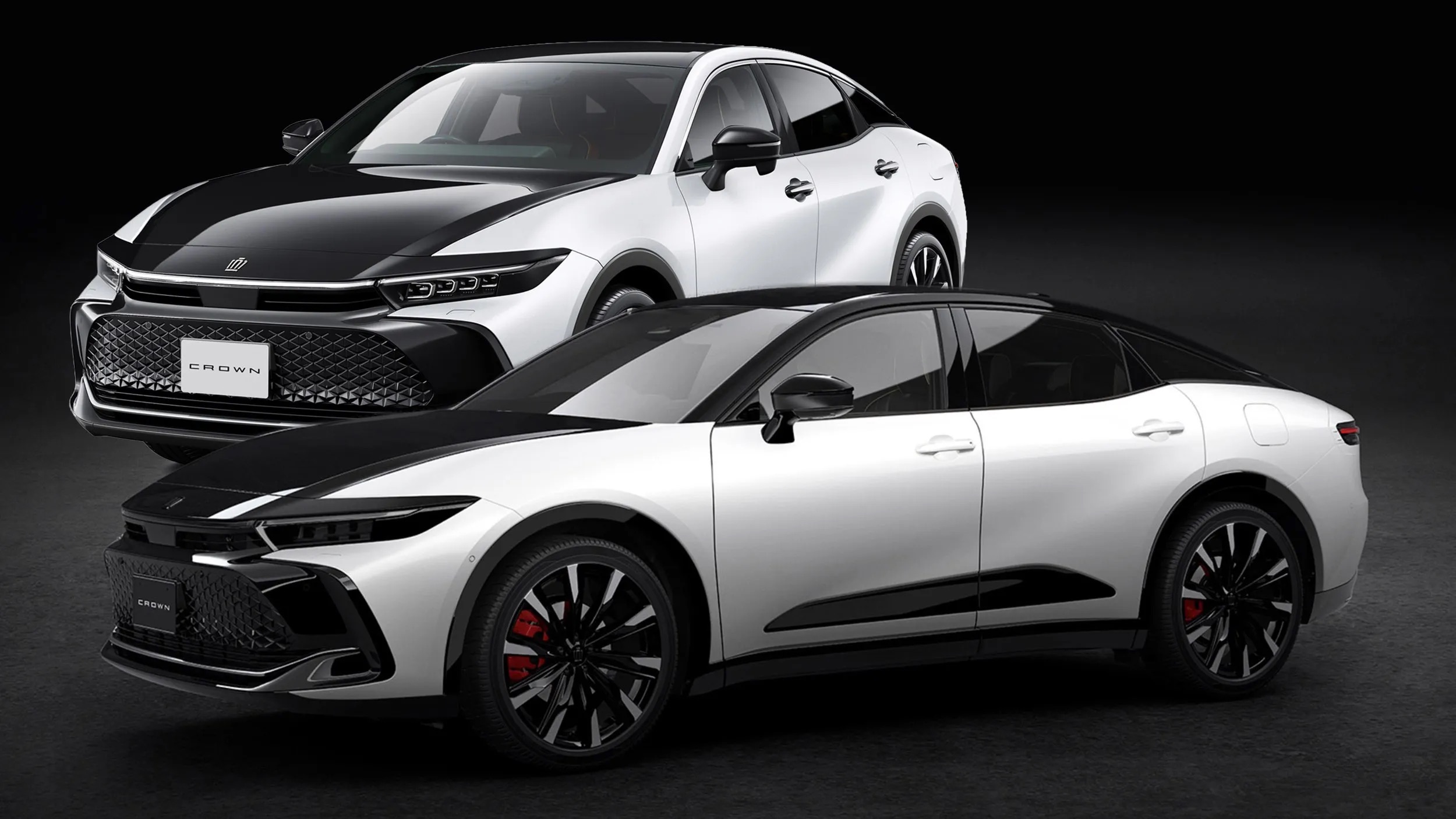 2027 toyota crown crossover japan before and after1