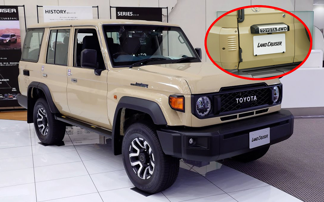 Nhiều chiếc Toyota Land Cruiser bị bịt kín đèn hậu ‘zin’ từ khi xuất xưởng, lý do đến từ… lốp dự phòng 