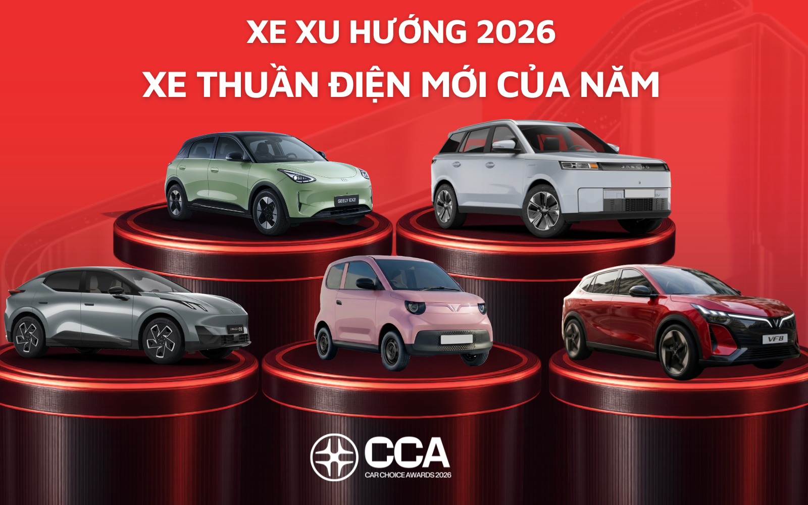 xe thuan dien moi cua nam cca 2026
