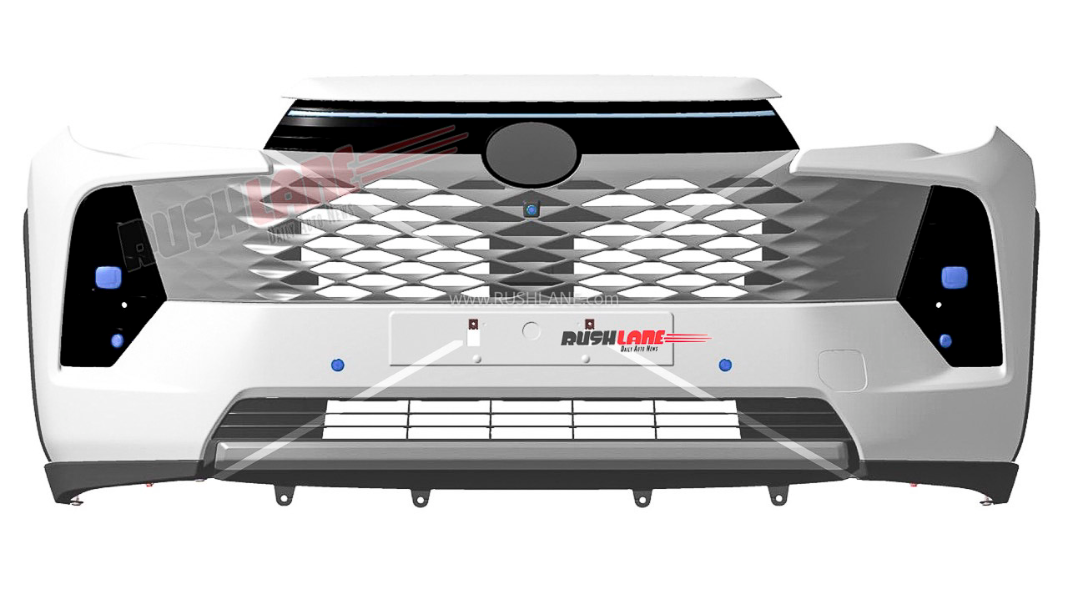 2027 toyota innova hycross facelift grille design leaks 4