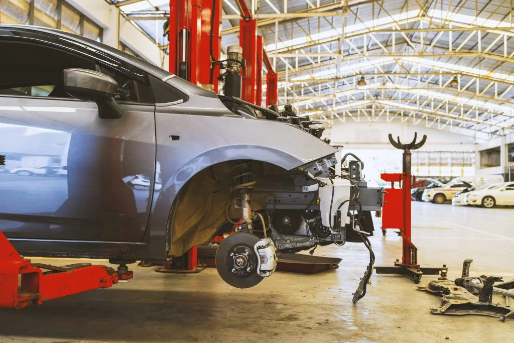 car automobile repair service center with soft focus 1 1024x683