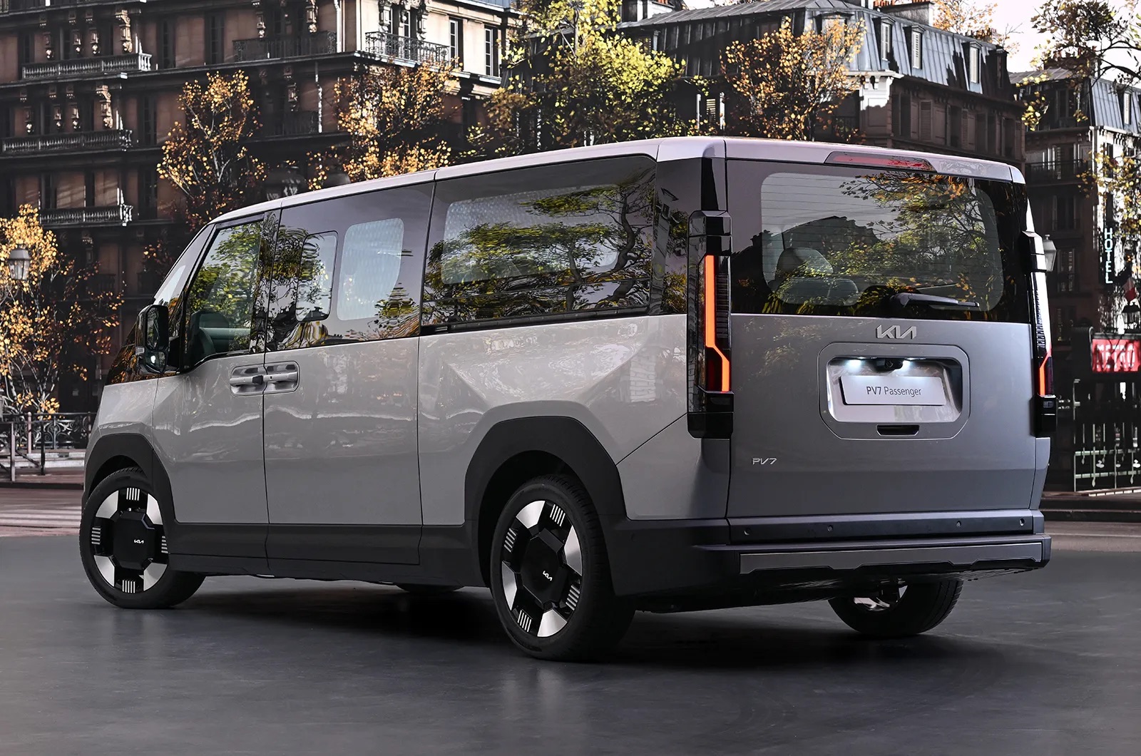 kia pv7 static rear left