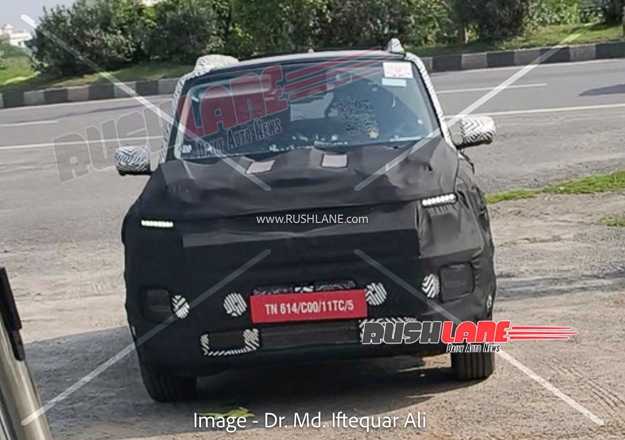 new hyundai electric suv spied charging 6