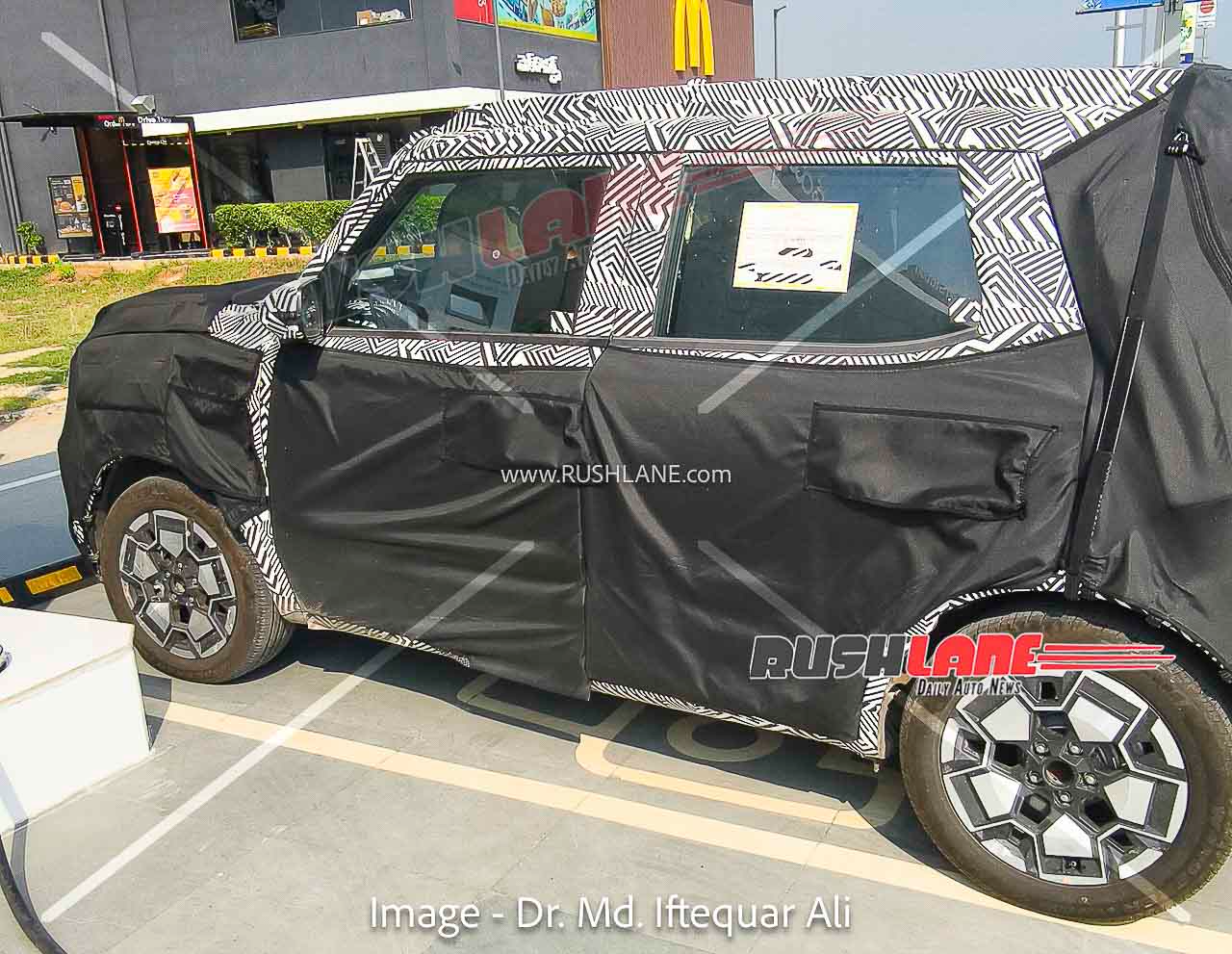 new hyundai electric suv spied charging 8