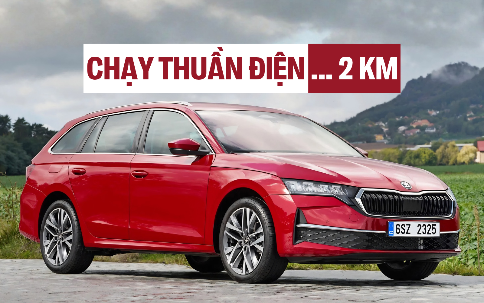 Skoda Octavia có bản hybrid 'full': Chạy thuần điện được ... 2 km, đi dưới 60 km/h vận hành như VF Wild