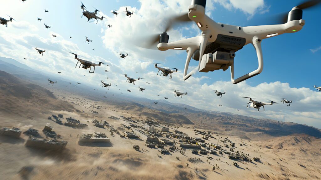 drone swarms 1024x574