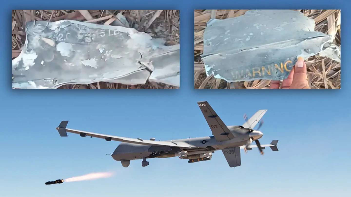 missile fragments venezuela mq 9 drone strike