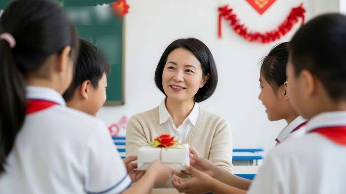 jiaoshijiexueshenggeilaoshisongliwu13652682 1