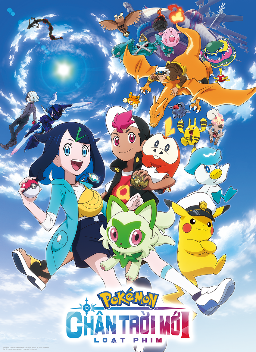 hinh anh chu dao cua loat phim pokemon chan troi moi