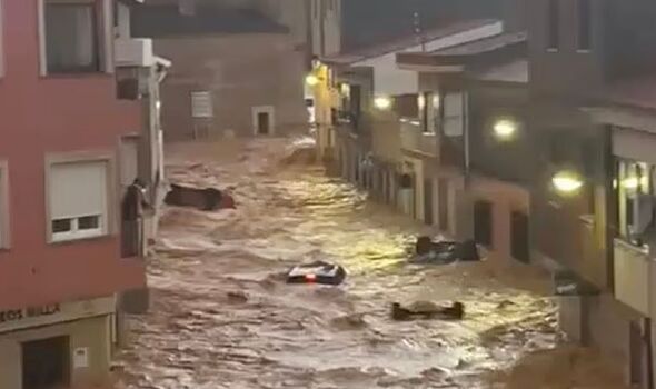 the floods hit near alicante 7171295