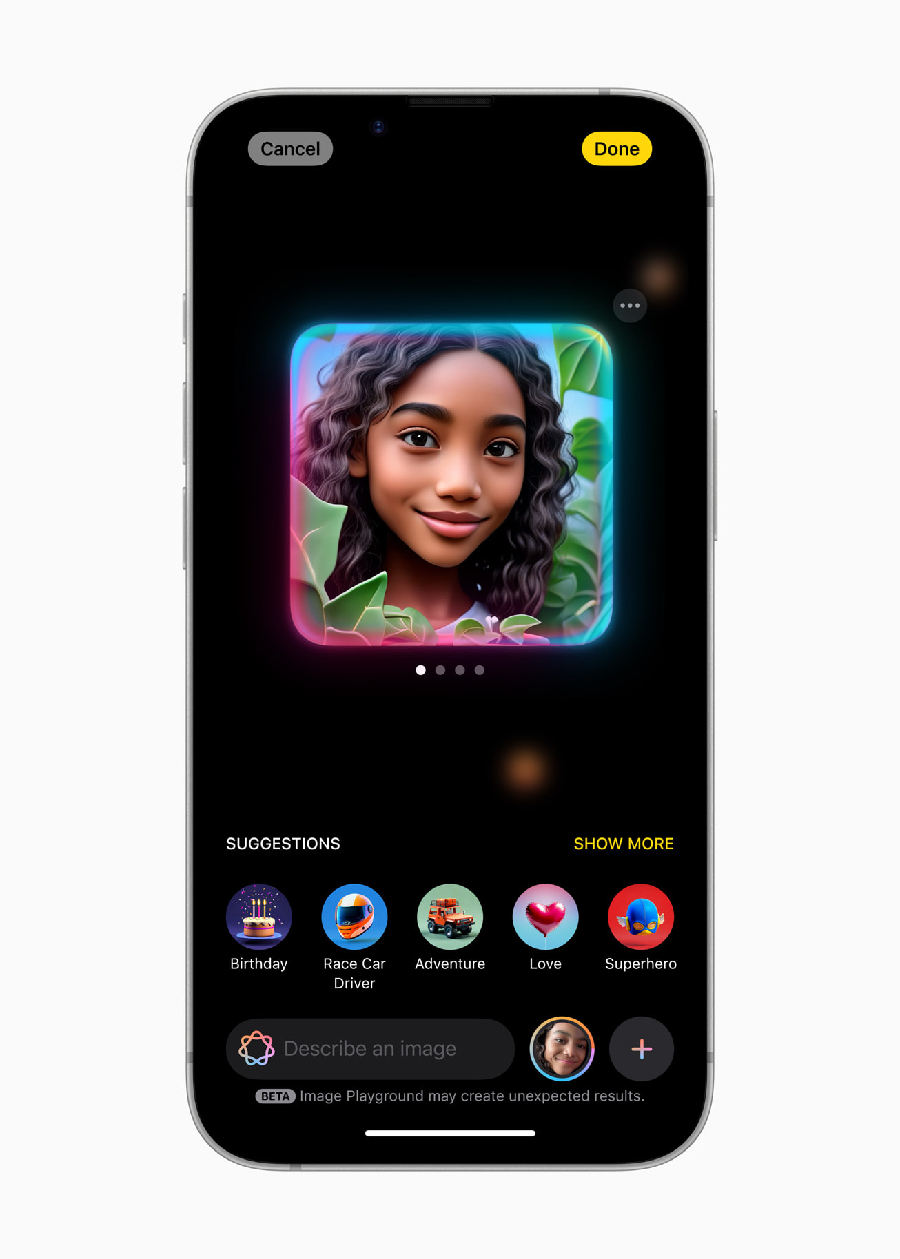 apple iphone 16e apple intelligence image playground 250219inlinejpglarge2x