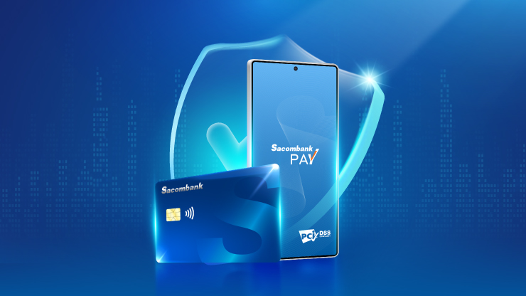 khuyen cao su dung the va ung dung sacombank pay an toan