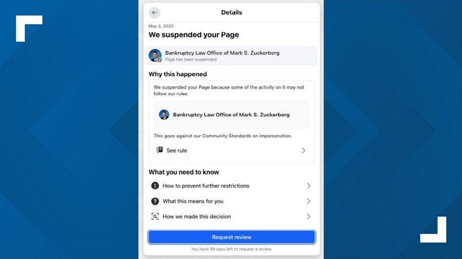 Mark Zuckerberg kiện Mark Zuckerberg vì bị khóa tài khoản Facebook- Ảnh 1. Mark Zuckerberg kiện Mark Zuckerberg vì bị khóa tài khoản Facebook- Ảnh 1.