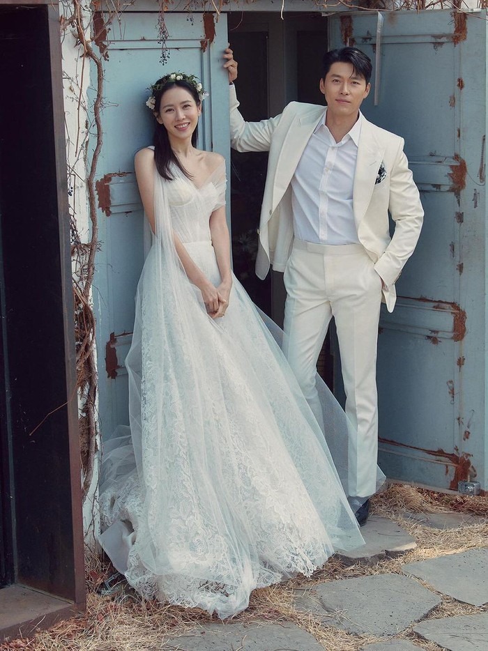 foto pre wedding son ye jin dan