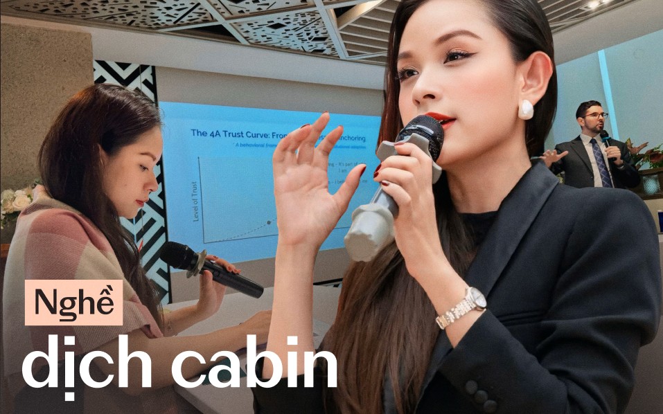 Nữ phiên dịch viên Việt làm nghề 