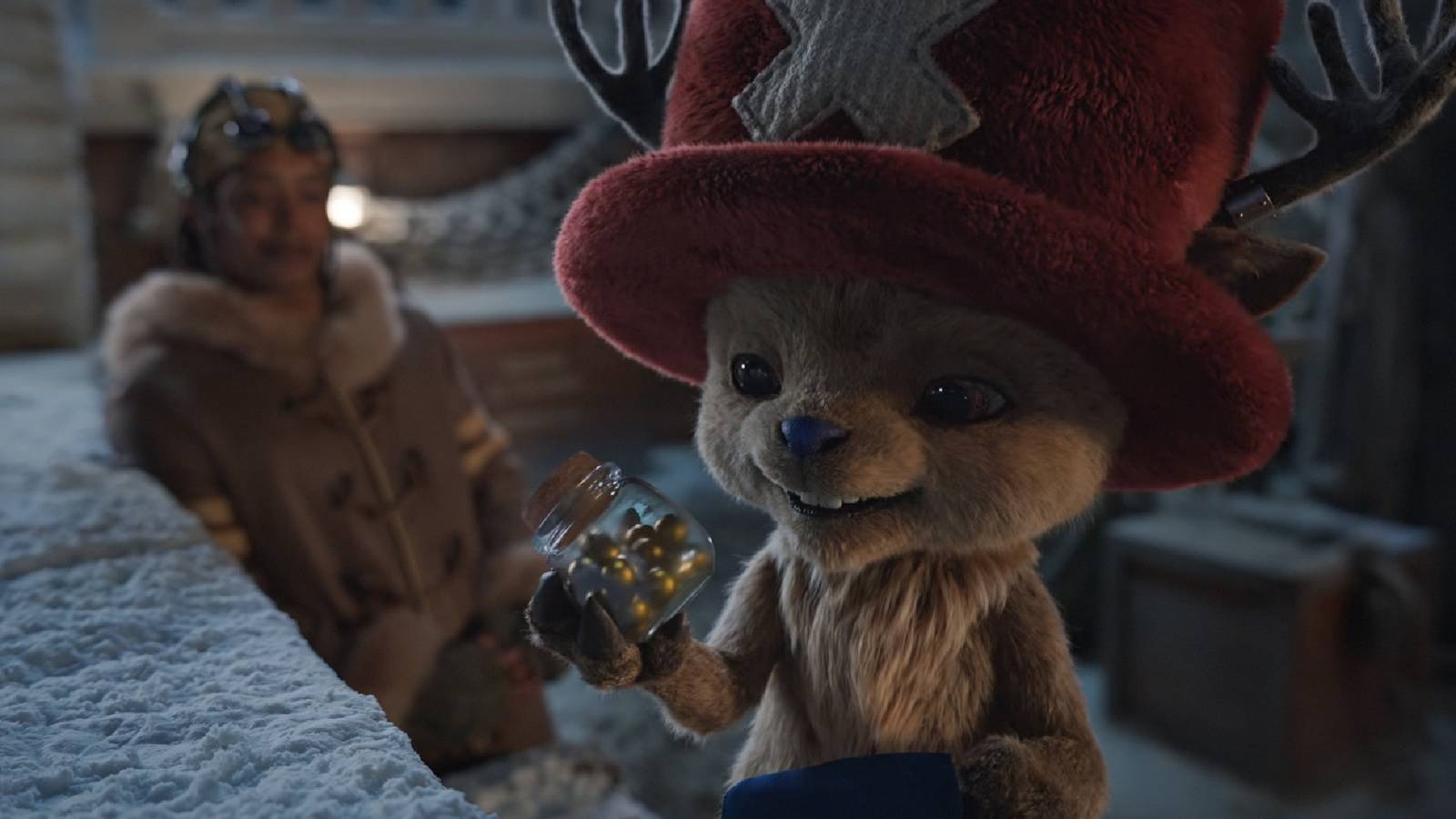 chopper holding the rumble balls1