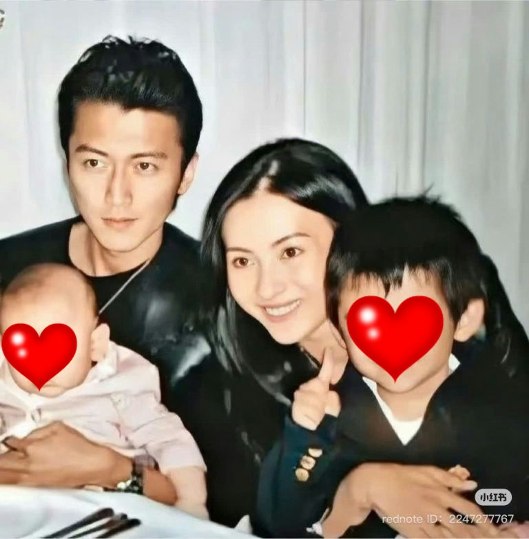 cecilia cheung nicholas tse kids need a father4 family smiling portrait indoor