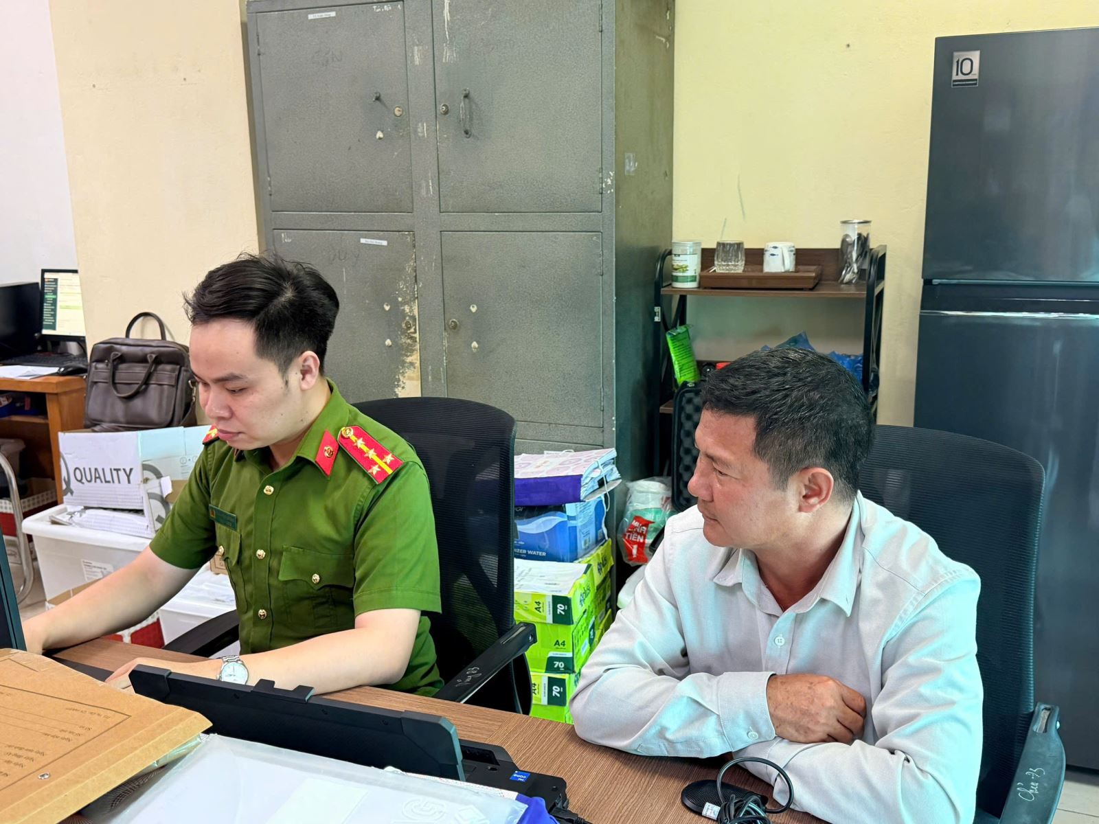bi can dao manh cuong tai co quan cong an