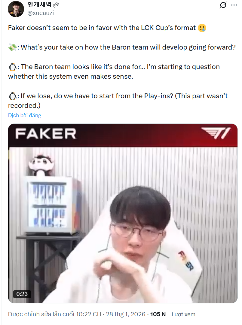 faker lck cup 2