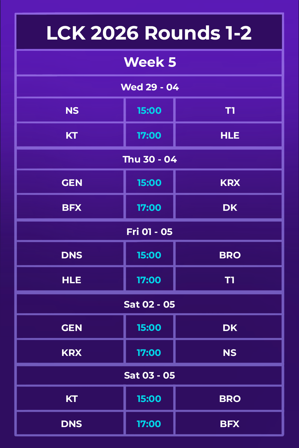 lich thi dau lck hle 1