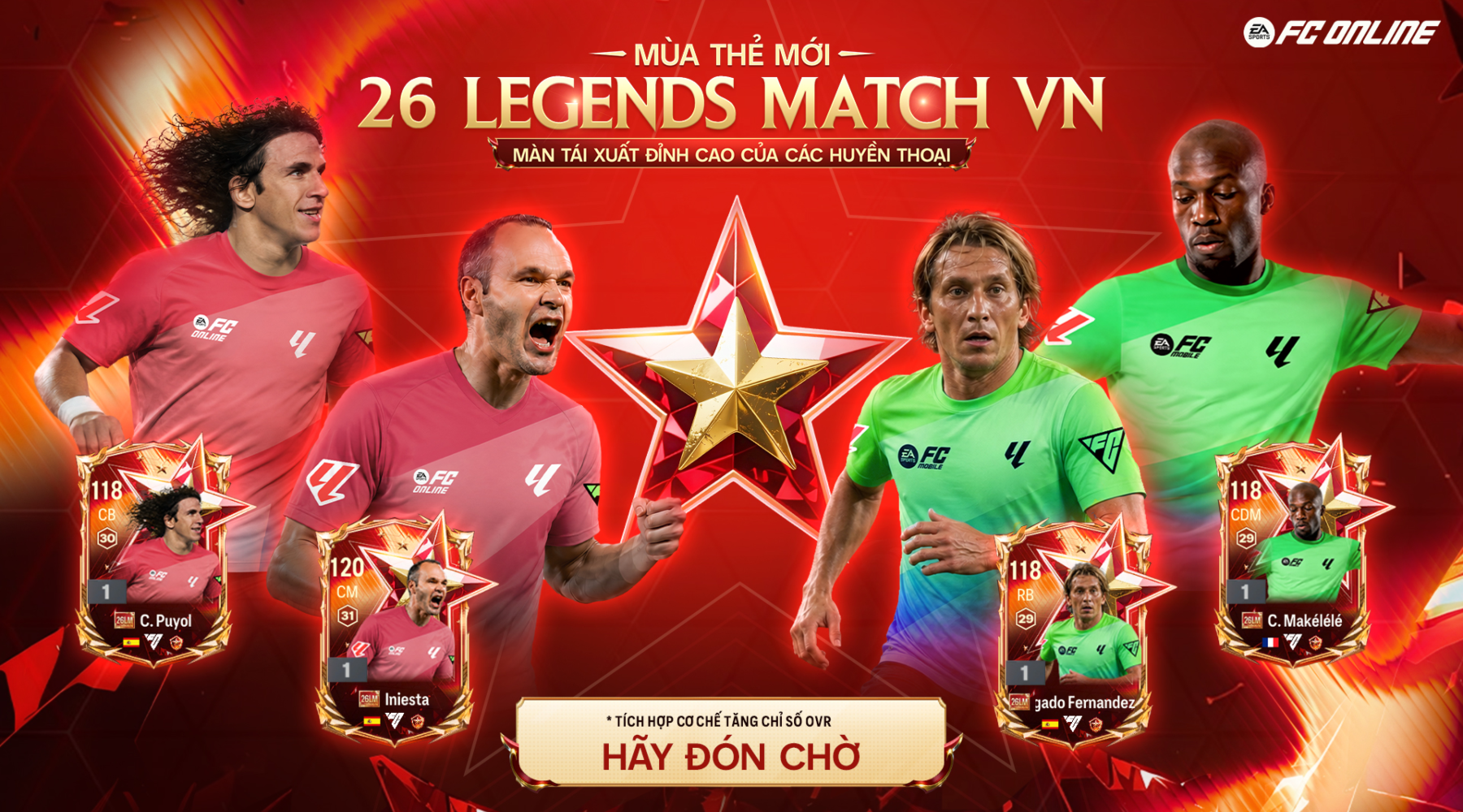 FC Online chơi lớn! Mời huyền thoại bóng đá quốc tế về Việt Nam tham gia giải đấu Legends Match