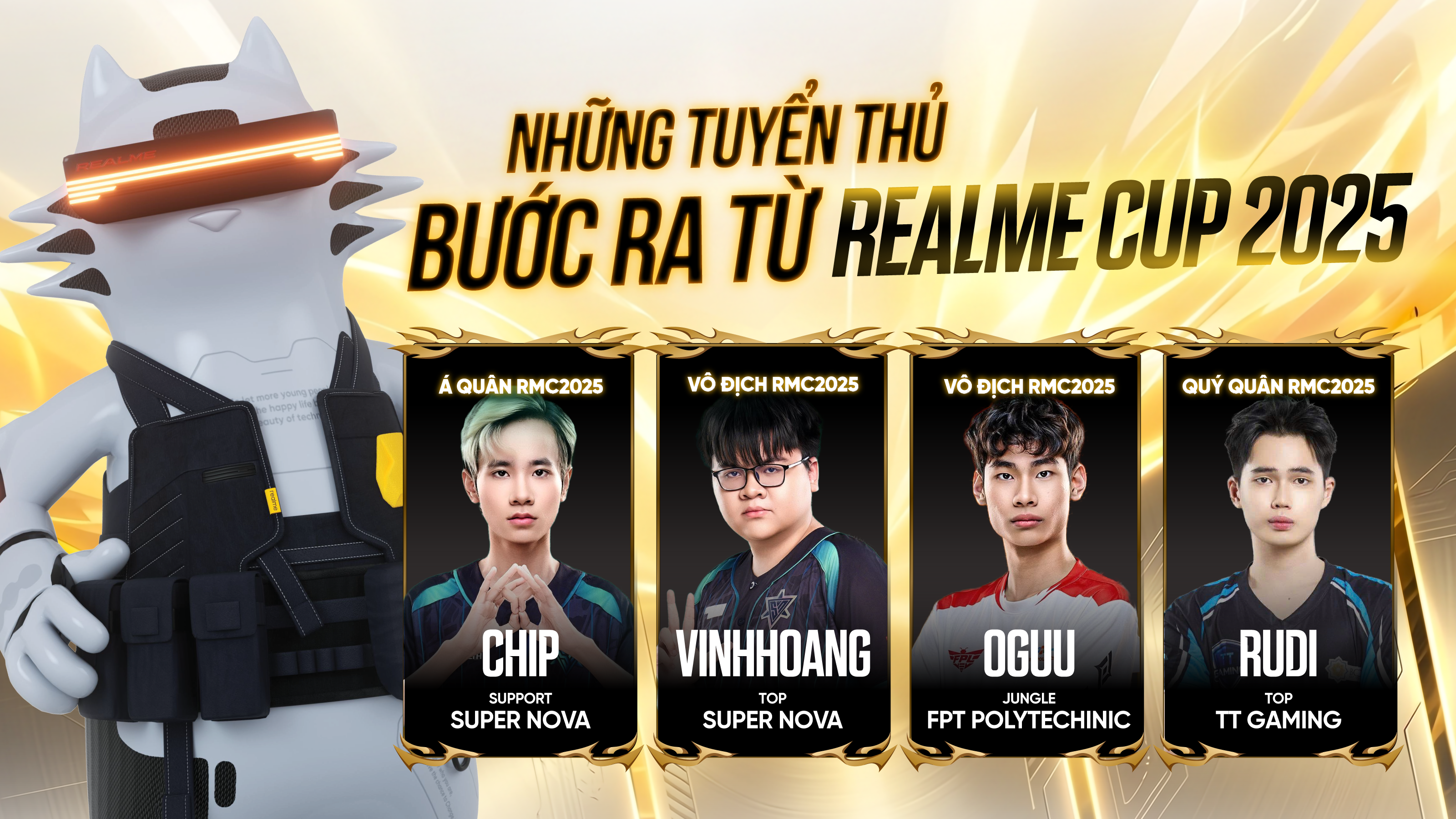 4 tuyen thu tung chinh chien tai realme cup nay da dau quan cho cac doi tuyen chuyen nghiep nhu supernova fpt polytechnic tt gaming va co man xuat tran day an tuong tai dau truong danh vong mua xuan 2026