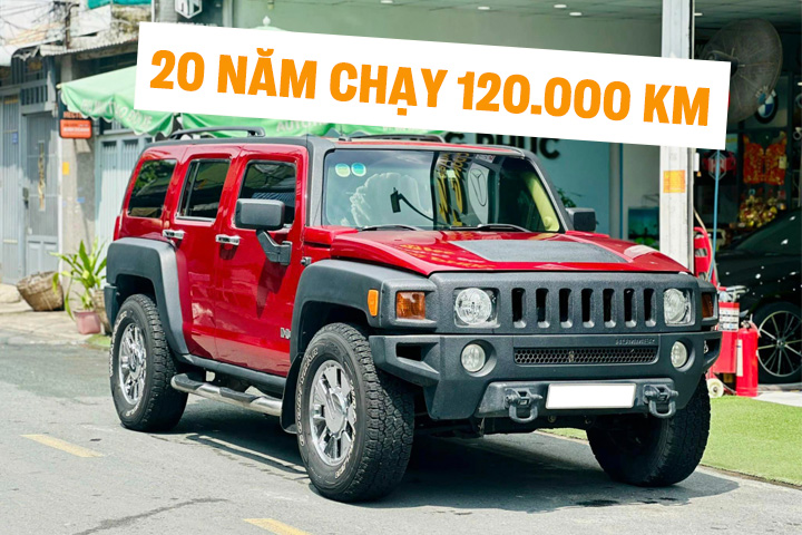 Hàng hiếm Hummer H3 sau 20 năm vẫn có giá ngang Santa Fe ‘đập hộp’: Đã độ màn hình, âm thanh hơn 100 triệu