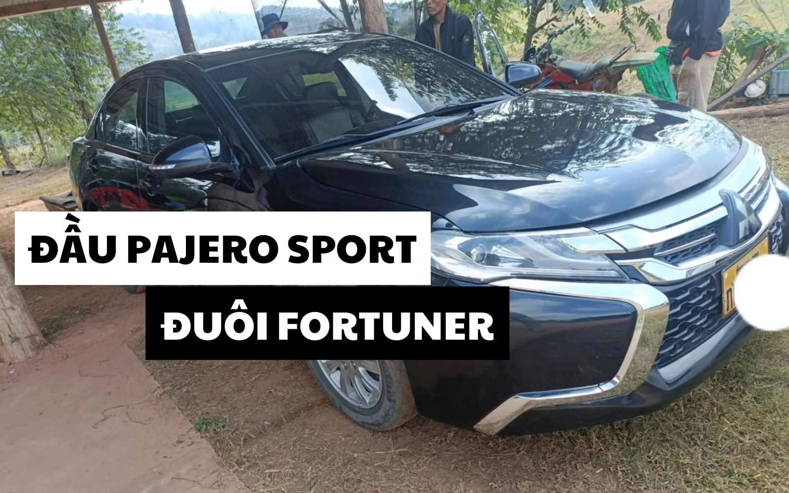 'Dị' như chiếc Mitsubishi Lancer này, sedan nhưng đầu Pajero Sport đuôi Fortuner