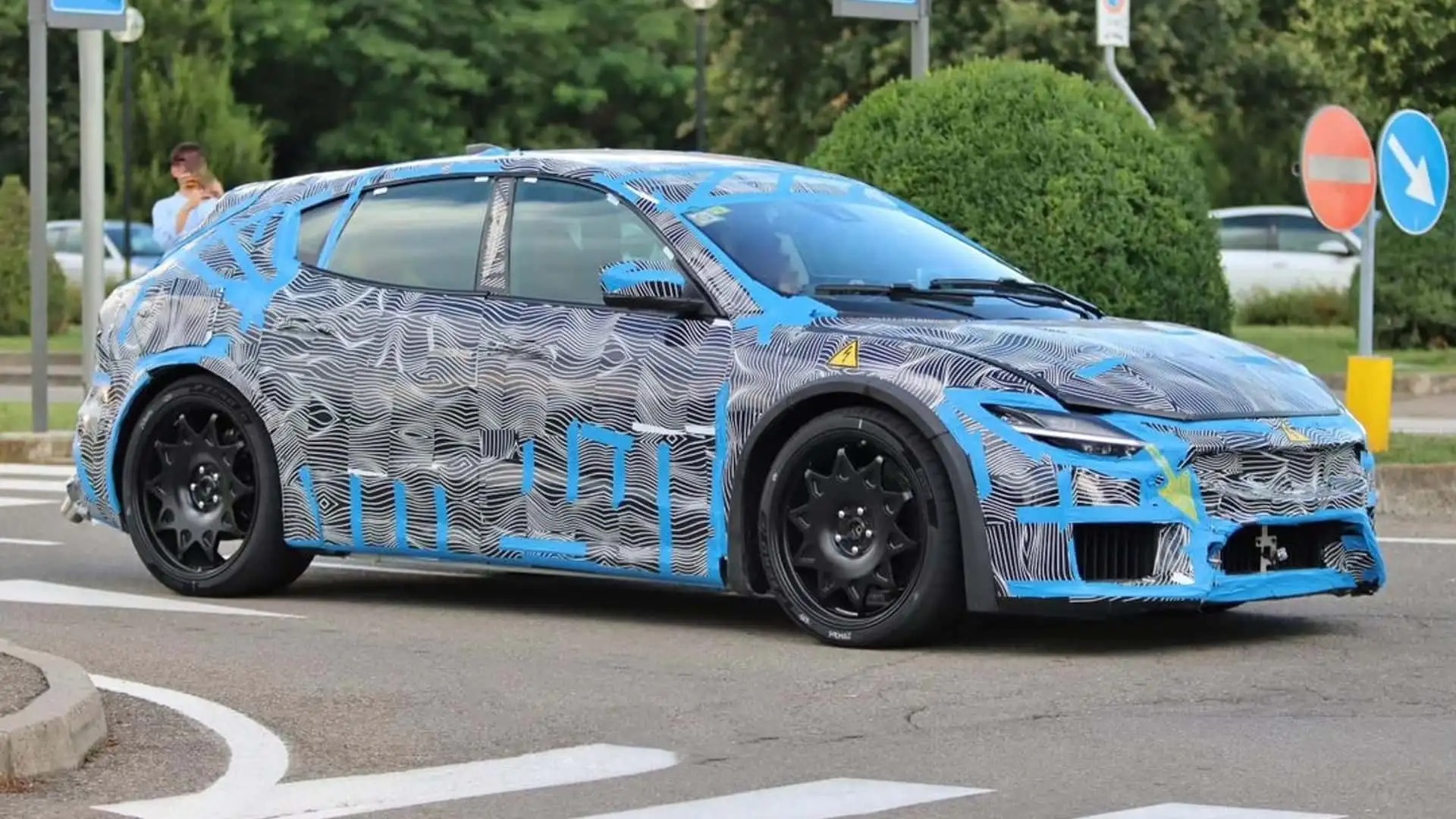ferrari ev spy photo