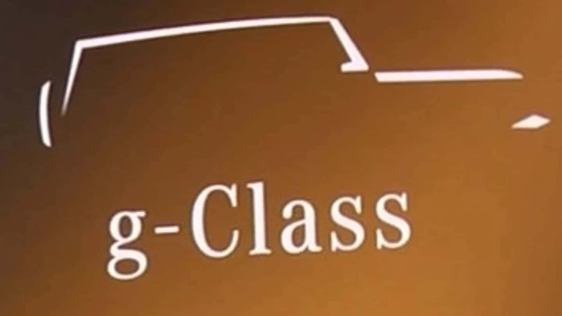 mercedes little g teaser