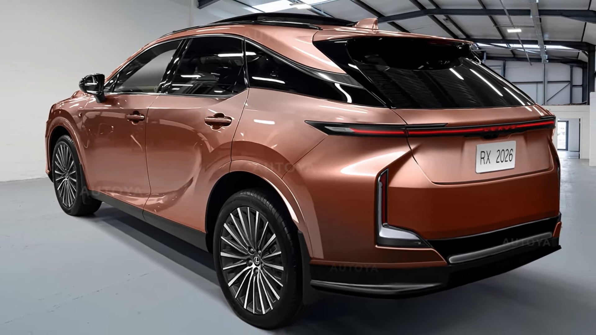 2026 lexus rx mid size luxury cuv gets a virtual exterior facelift and interior refresh6