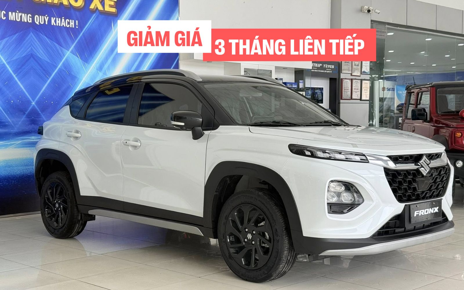 Suzuki Fronx 'phá giá' phân khúc: 3 tháng giảm liên tiếp, thực tế chỉ còn từ 490 triệu đồng, rẻ hơn cả Raize, Sonet, Venue