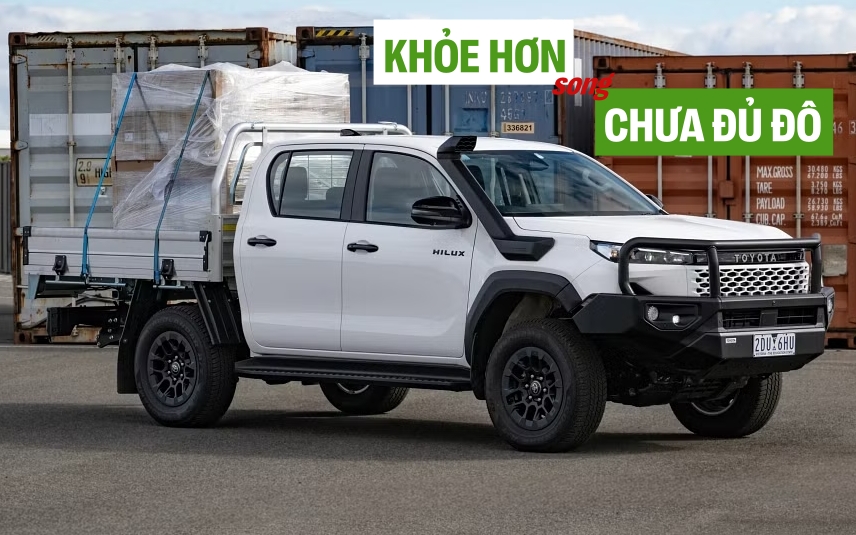 Toyota Hilux thêm bản 'nặng đô' đấu Ford Ranger Super Duty, nhưng có một điểm trừ