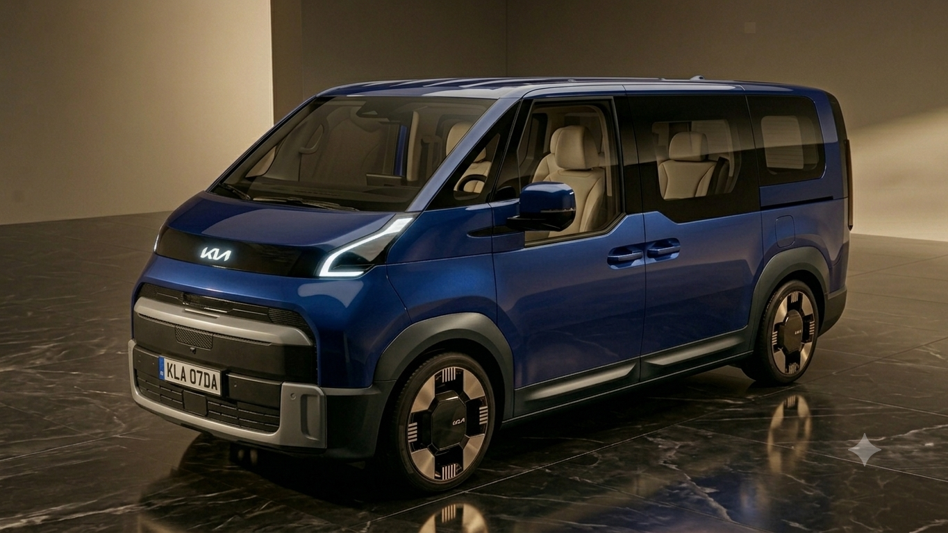 Kia PV7 lộ diện lần đầu: Xe điện cỡ lớn, hứa hẹn chở gia đình thì rộng mà công việc thì thực dụng