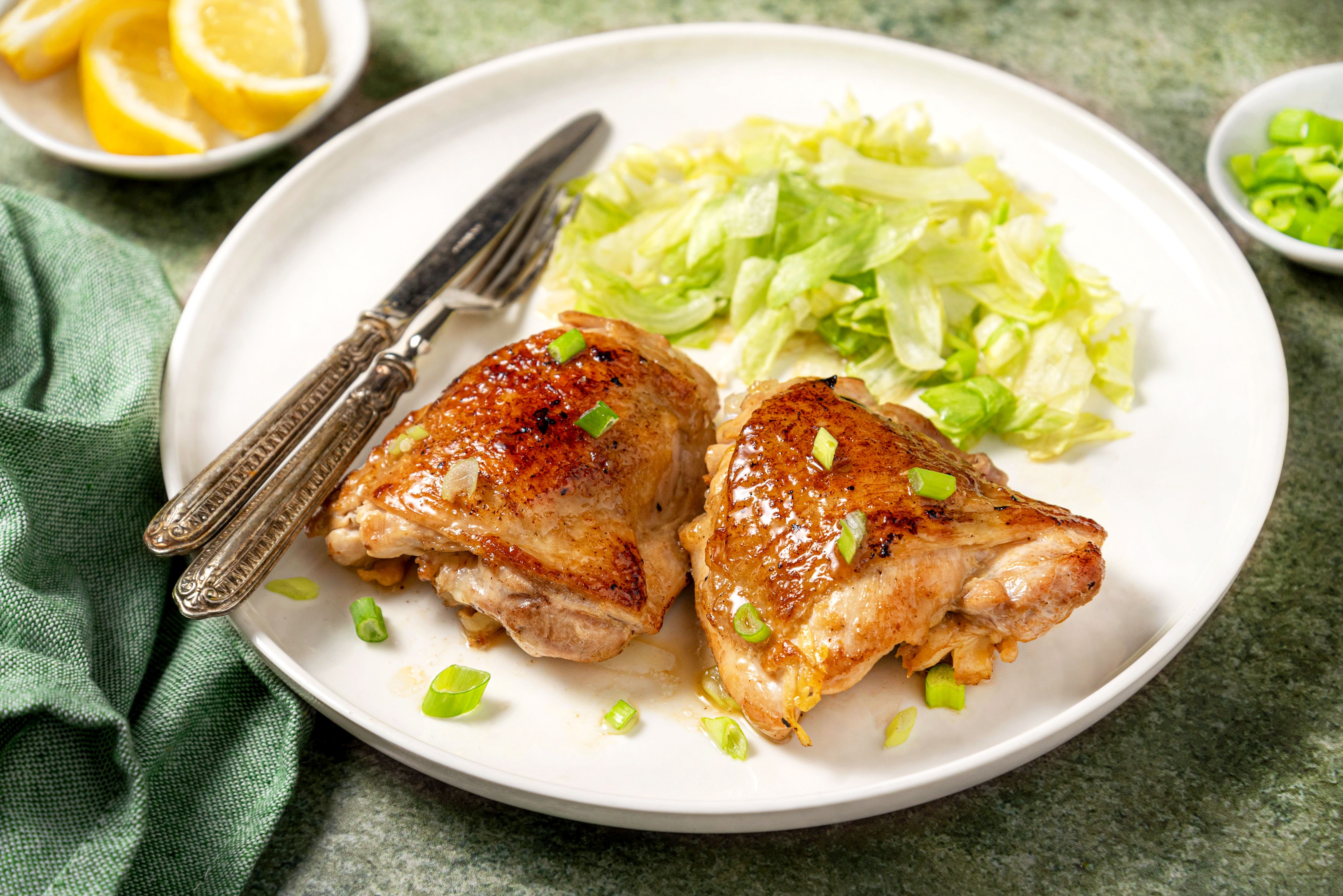 bhg recipe lemon ginger chicken thighs hero c 0821da6ab7504b8ca405f295a7a07d3f