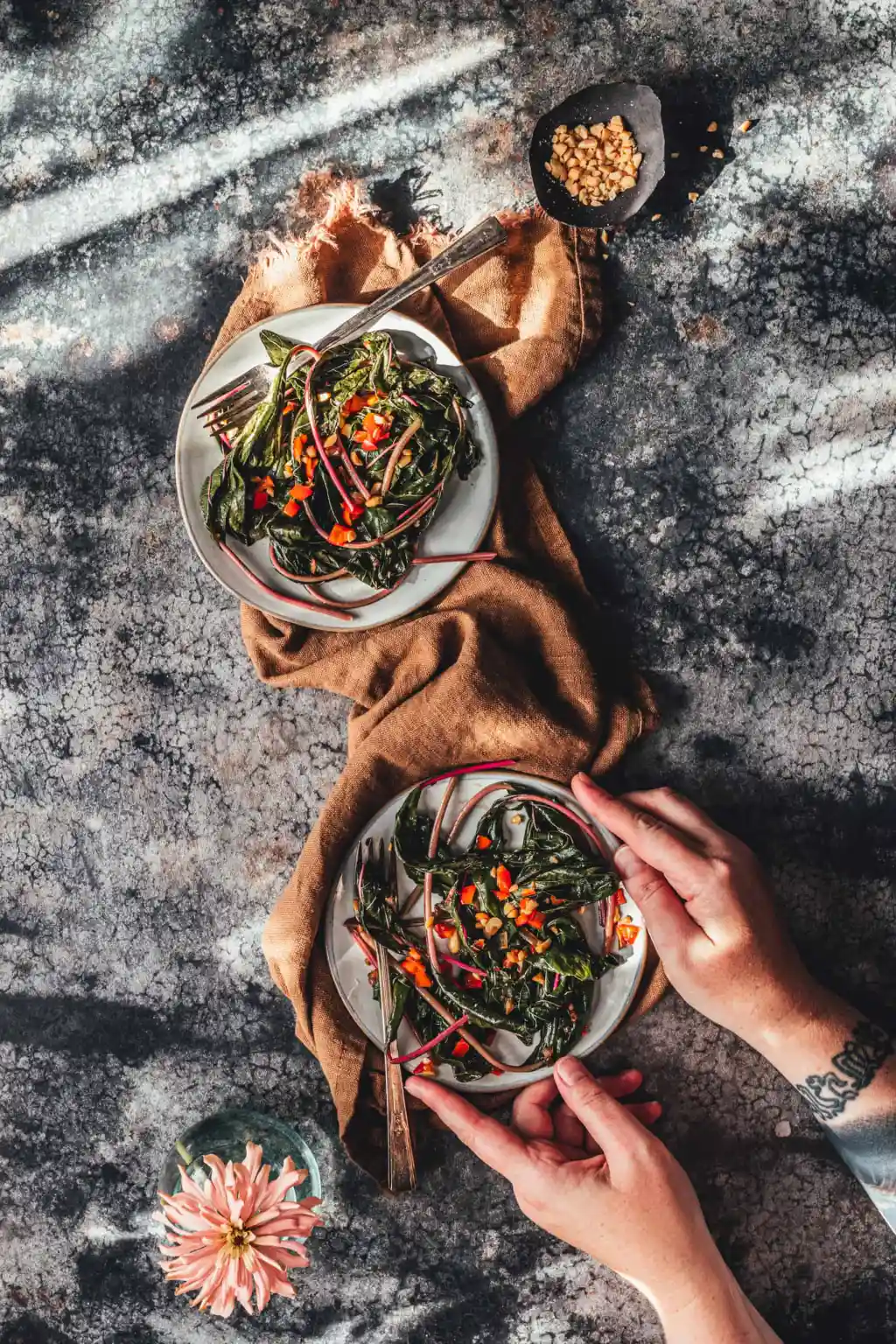 rau den do nhieu sat