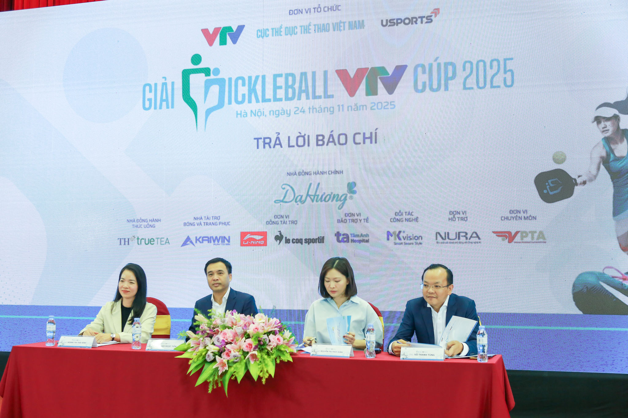 ban to chuc giai pickleball vtv cup 2025 chu tri hoi dap bao chi 1